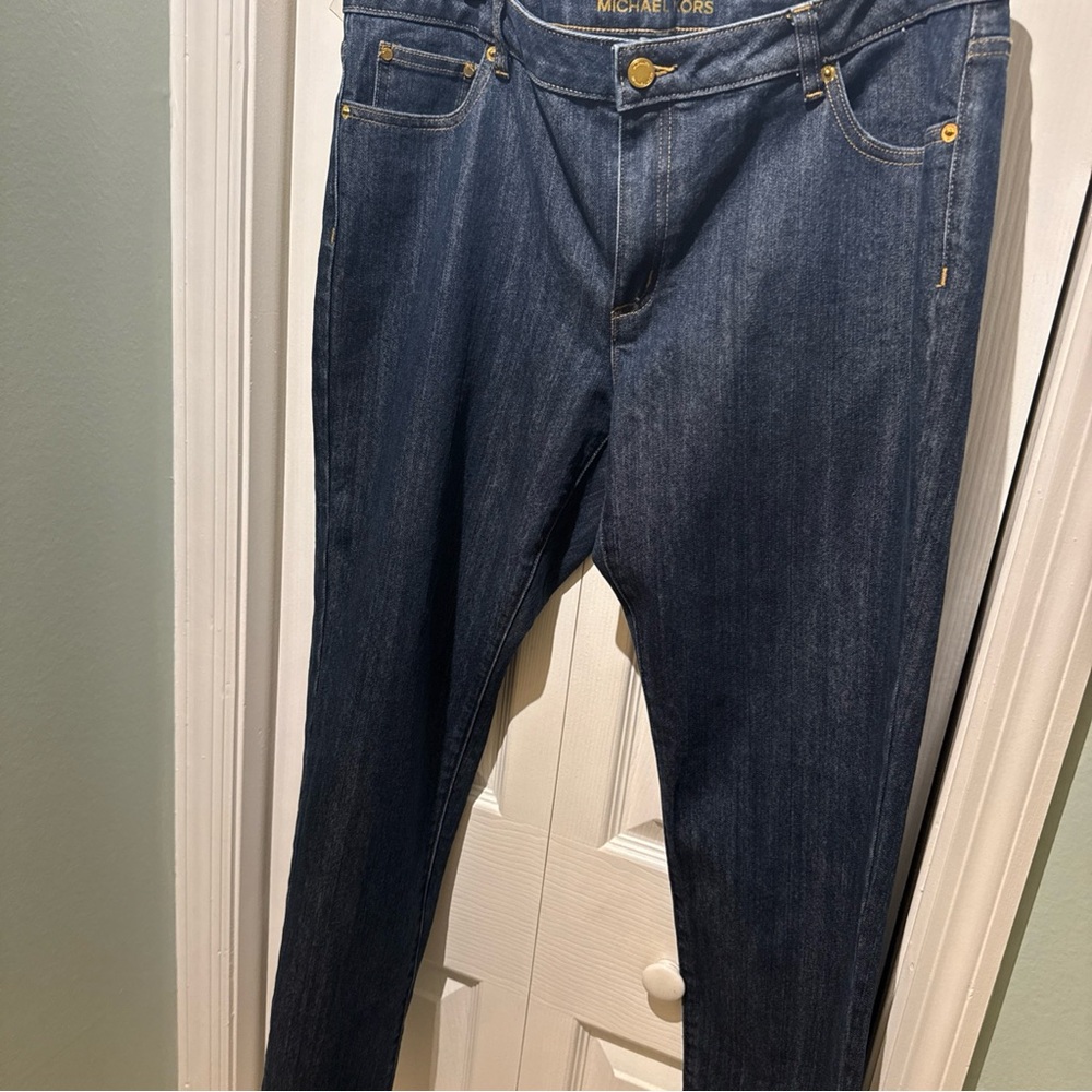 Michael Kors woman Dark Blue Slim Jeans